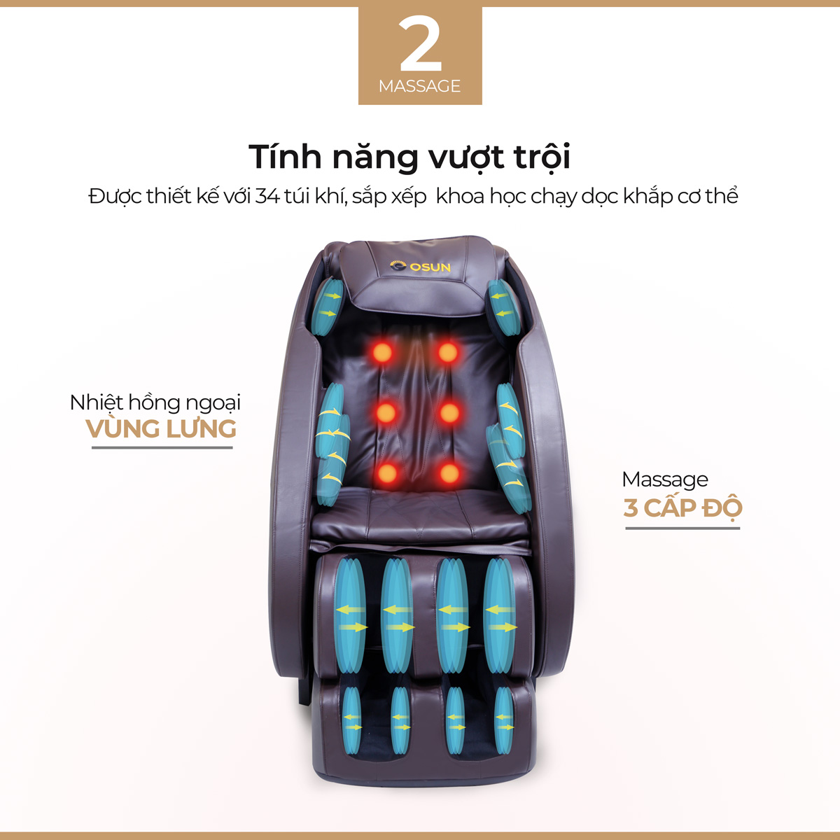 Ghế massage toàn thân Osun SK 36